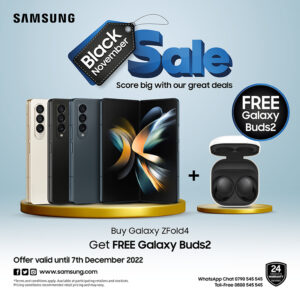 Samsung Galaxy Fold4 Black November Phones Store Kenya - Best online shop for Smartphones in Kenya