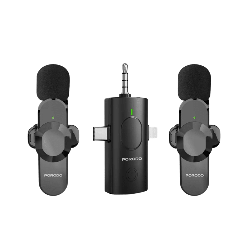 Porodo Audix Elite 3 In 1 Lavalier Microphone