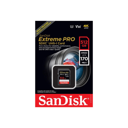SanDisk SDXC Class 10 512GB Memory Card