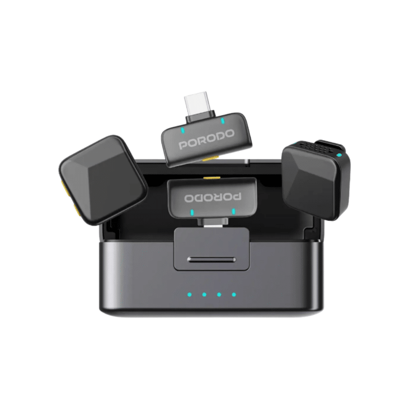 Porodo Bordeaux Orion Lavalier Type-C and Lightning microphone Phones Store Kenya - Affordable Smartphones & Accessories in Kenya