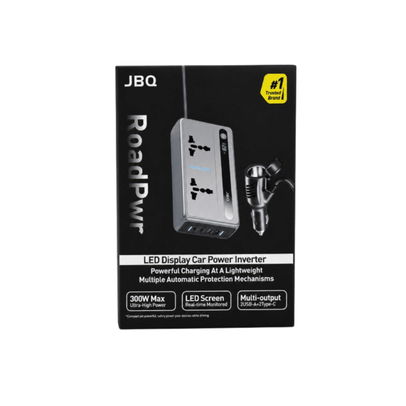 JBQ RoadPwr LED Display Car Power Inverter