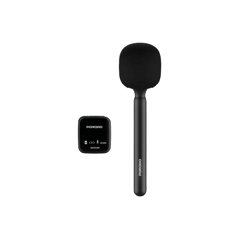 Porodo 2-Device Handled Wireless Microphone