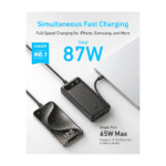 Anker Power Bank (20K, 87W, Built-In USB-C Cable)