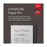 reMarkable Paper Pro with Marker Plus + Book Folio Basalt