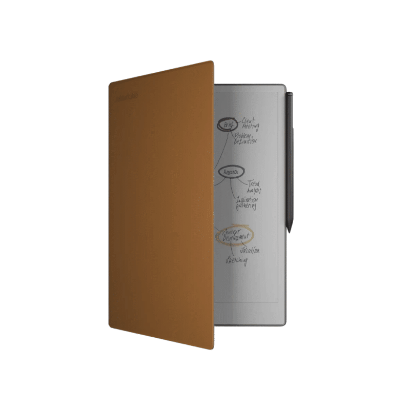 reMarkable Paper Pro with Marker Plus and Leather Book Folio