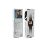 Porodo Rony 1.83" Sport Smart Watch Watch Case: Plastic, Silicon Strap Screen Size: 1.83" TFT Display Screen Resolution: 240 x 284 Flash Memory: 64Mb Battery Capacity: 250mAh Charging Time: 2 hours Working Time: 4–6 days Standby Time: 20 days Bluetooth Version: 5.2 Water Resistance: IP67 Operating System: iOS, Android 10.0+ Health & Fitness: Heart rate, blood oxygen (SpO2), sleep pattern analysis, multiple sports modes Smart Features: One-Connection Bluetooth calling, voice assistant, find phone, camera remote, torch light, find watch, supports 15+ languages