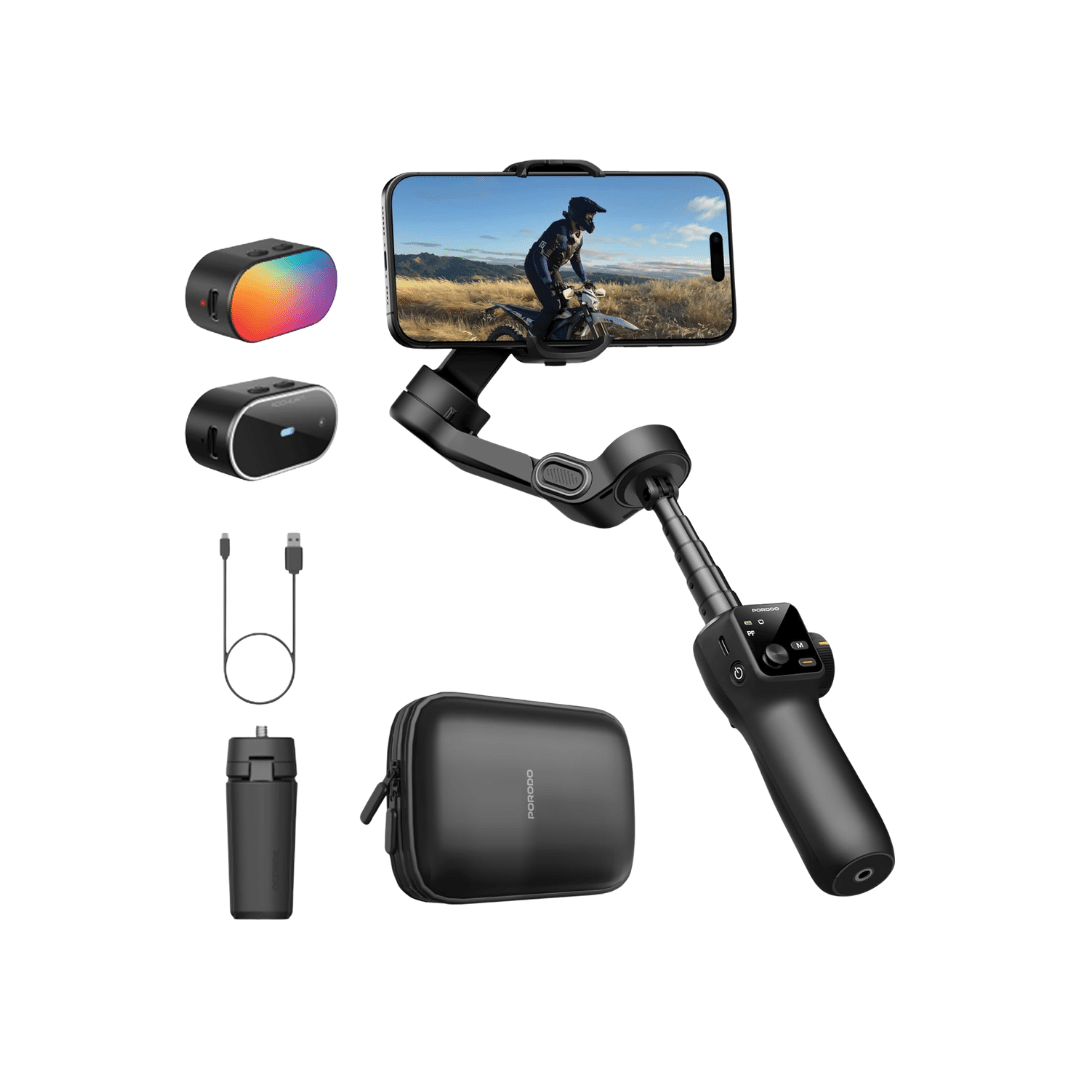 Porodo Velocam 3-Axis Gimbal Stabilizer Porodo Velocam 3-Axis Gimbal Stabilizer