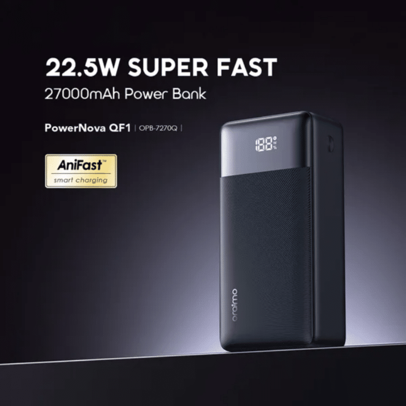 Oraimo PowerNova QF1 27000mAh 22.5W Fast Charging Power Bank