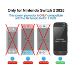 Tempered Glass Screen Protector for Nintendo Switch 2